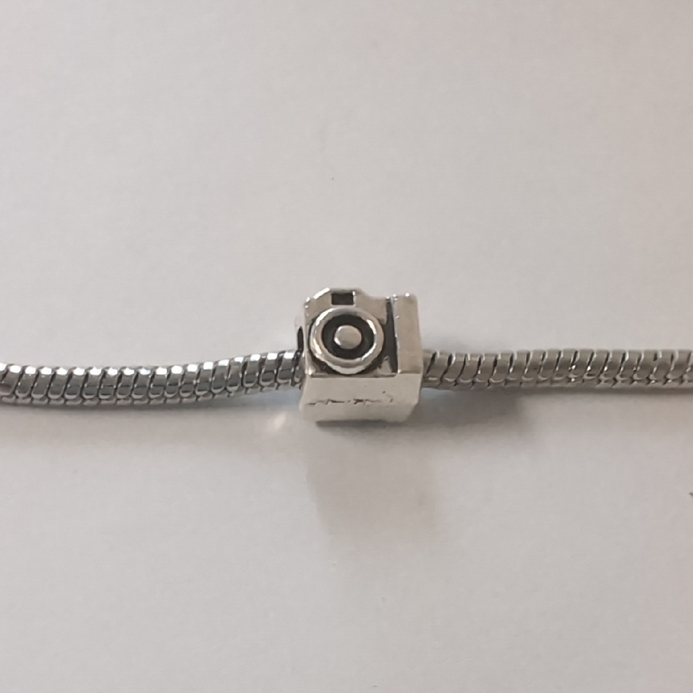 Silver Camera‎ Charm Bracelet